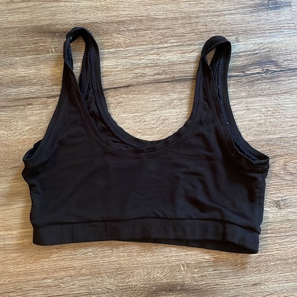 Nordstrom Black Thin Stretchy Loungewear Bralette - Picture 3 of 4